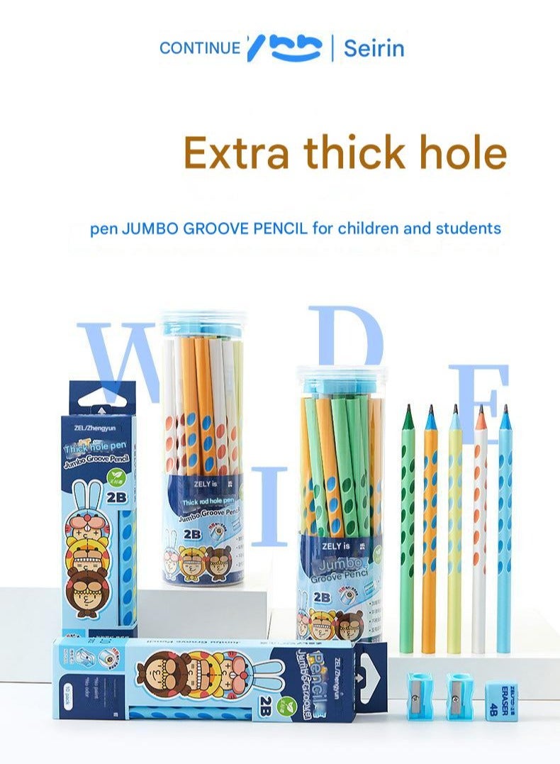 Generic HB Hexagonal Pencil, Student Anti Slip 5 Pieces/Box - Image 2