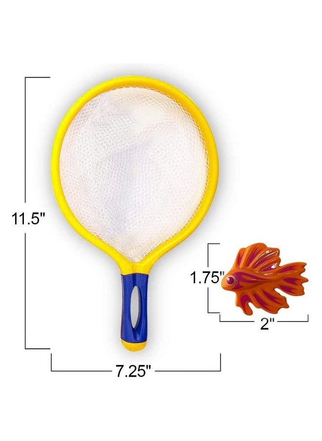 ArtCreativity Fishing Net Catch Game Set Of 2 Each Set With 1 Fishing Net And 6 Colorful Fish Toys Pool Toys For Kids Bathtub Toys For Boys And Girls Summer Toys And Great Gift For Children  - Image 4