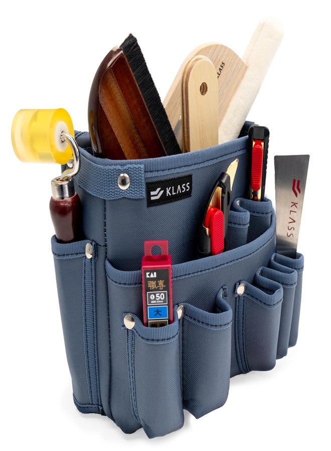 KLASS Wallpaper Tool Belt - Durable Woven-Nylon Construction, Easy Clean, for Trim Tools, Smoothers, Seam Rollers, and More, Made in Japan - Image 2