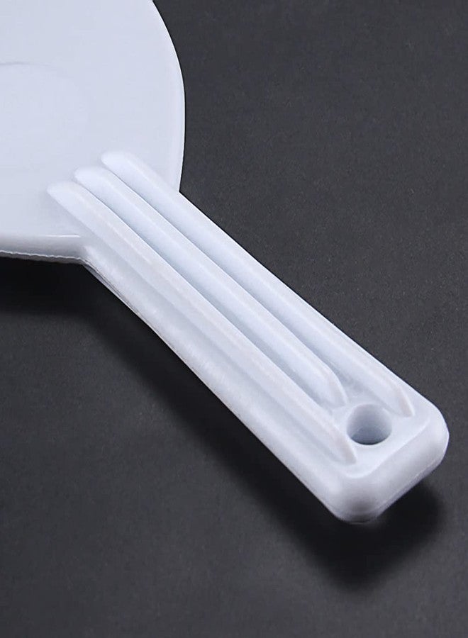 ccHuDE 2 Pcs Kitchen Plastic Scraper Baking Bench Scraper Bread Dough Cutter Scraper Multipurpose Food Scrappers Pastry Bowl Spatula with Handle - Image 5