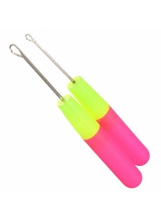 Gircss 2Pcs Latch Hook Tool, Latch Hook Crochet Needle for Micro Braids, Hair Extension, Feather and Carpet - Image 1
