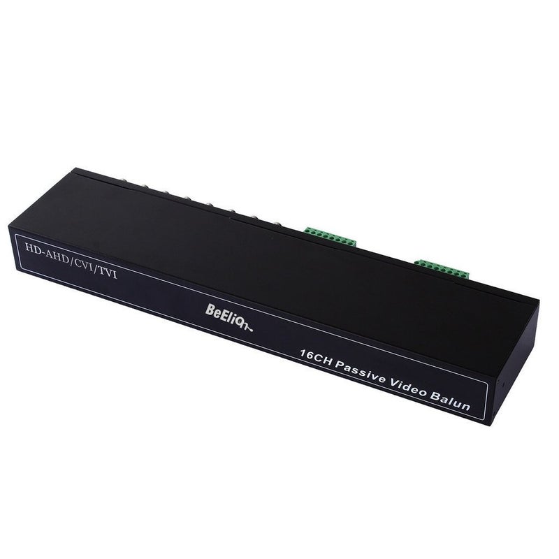 BeElion 16 Channel Video Balun BNC to RJ45 Passive Transceiver Converter for CCTV DVR Camera System, BNC| RJ45| CAT5 Connector - Image 2