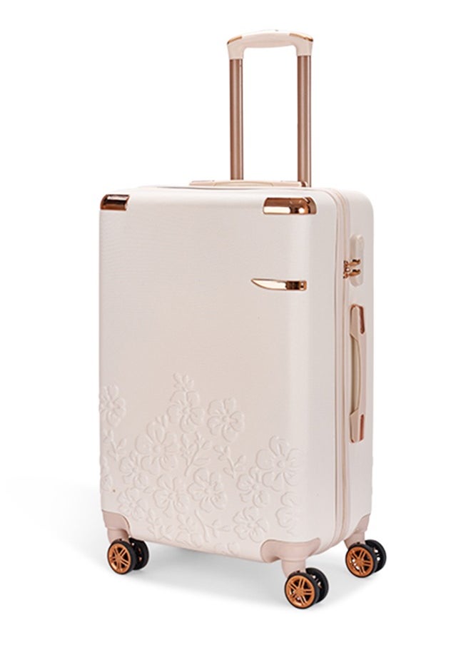 LIMRA Luggage set 5 pieces travel Bags with a distinctive design from limra Beige  - Image 3