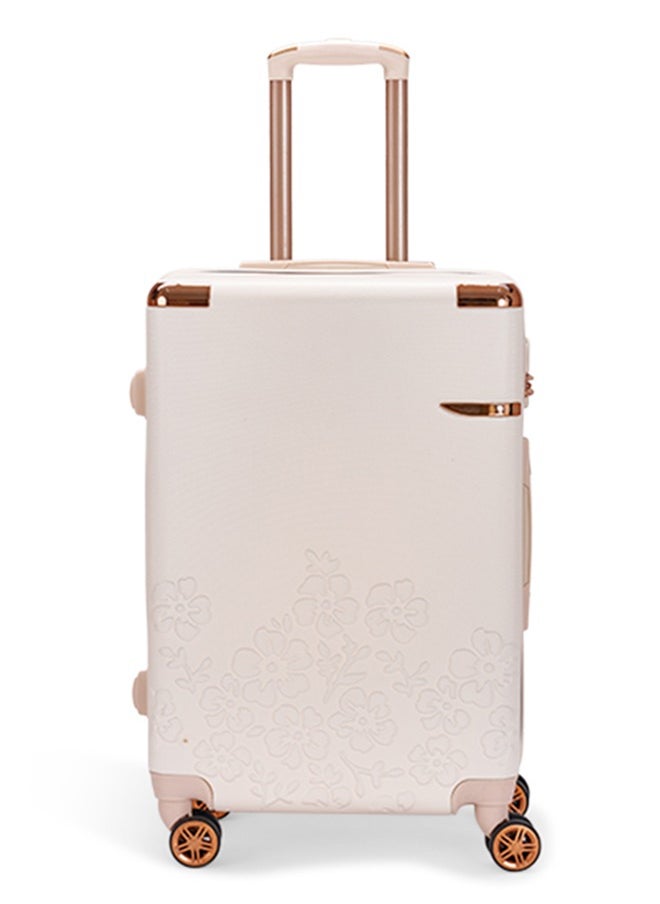 LIMRA Luggage set 5 pieces travel Bags with a distinctive design from limra Beige  - Image 4