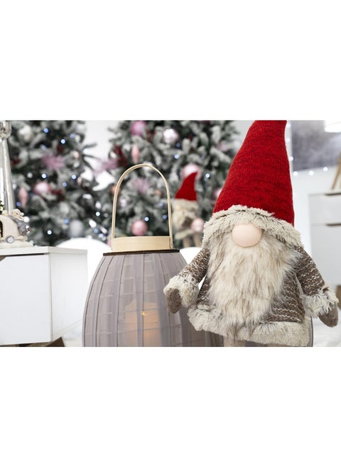 Blanc Xmas Gnome Red 17*14*60 cm