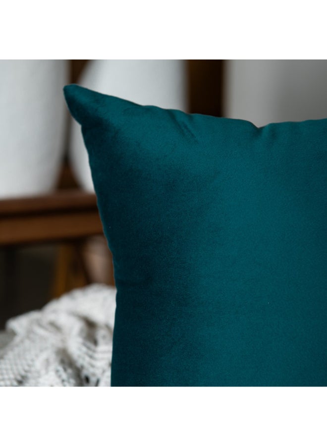 Belchior Concept Plain Square Shaped Decorative Cushion Turquoise 50 x 50 cm 472551 - Image 3