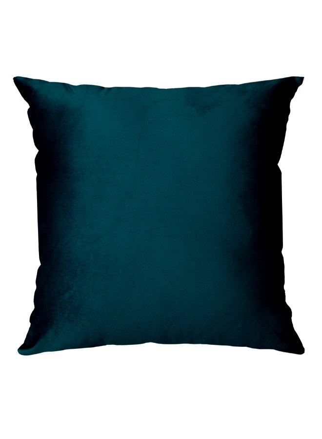 Belchior Concept Plain Square Shaped Decorative Cushion Turquoise 50 x 50 cm 472551 - Image 1