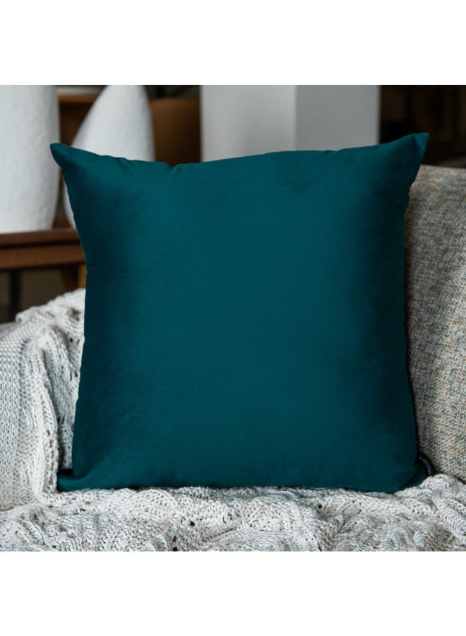 Belchior Concept Plain Square Shaped Decorative Cushion Turquoise 50 x 50 cm 472551 - Image 2