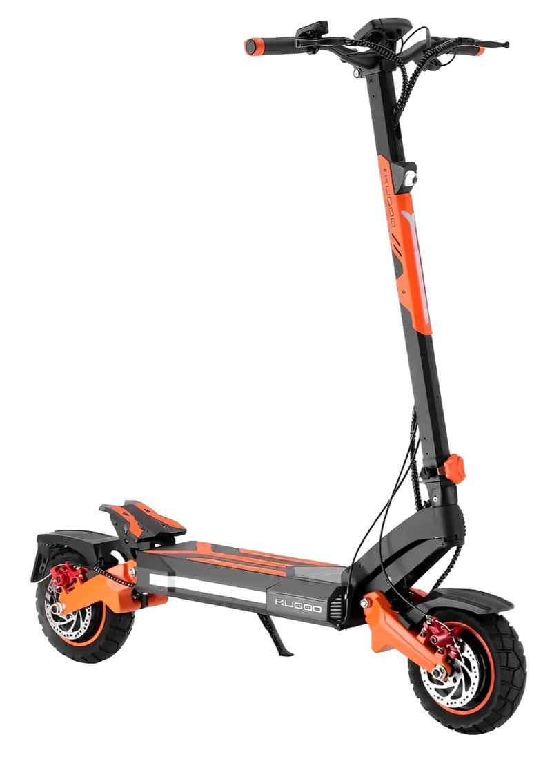 KUGOO - F3-PRO-MAX, Recommended for adults, 52V 23.4AH battery, Maximum riding distance is 95km, Maximum speed is 68km/h, Orange color - Image 1