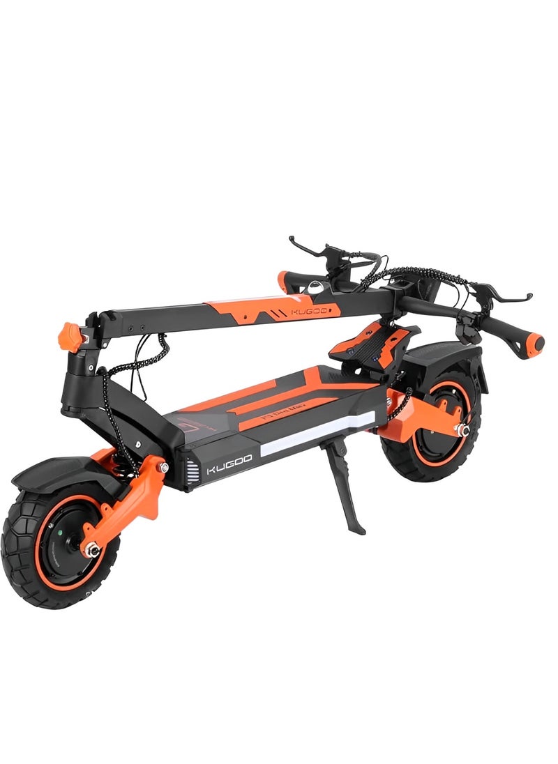 KUGOO - F3-PRO-MAX, Recommended for adults, 52V 23.4AH battery, Maximum riding distance is 95km, Maximum speed is 68km/h, Orange color - Image 1