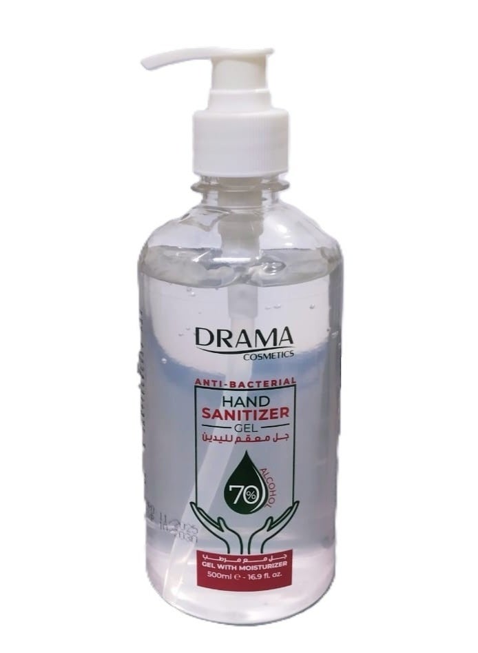 2Pcs Drama Antibacterial Hand Sanitizer Gel With Moisturizer 500Ml - Image 2