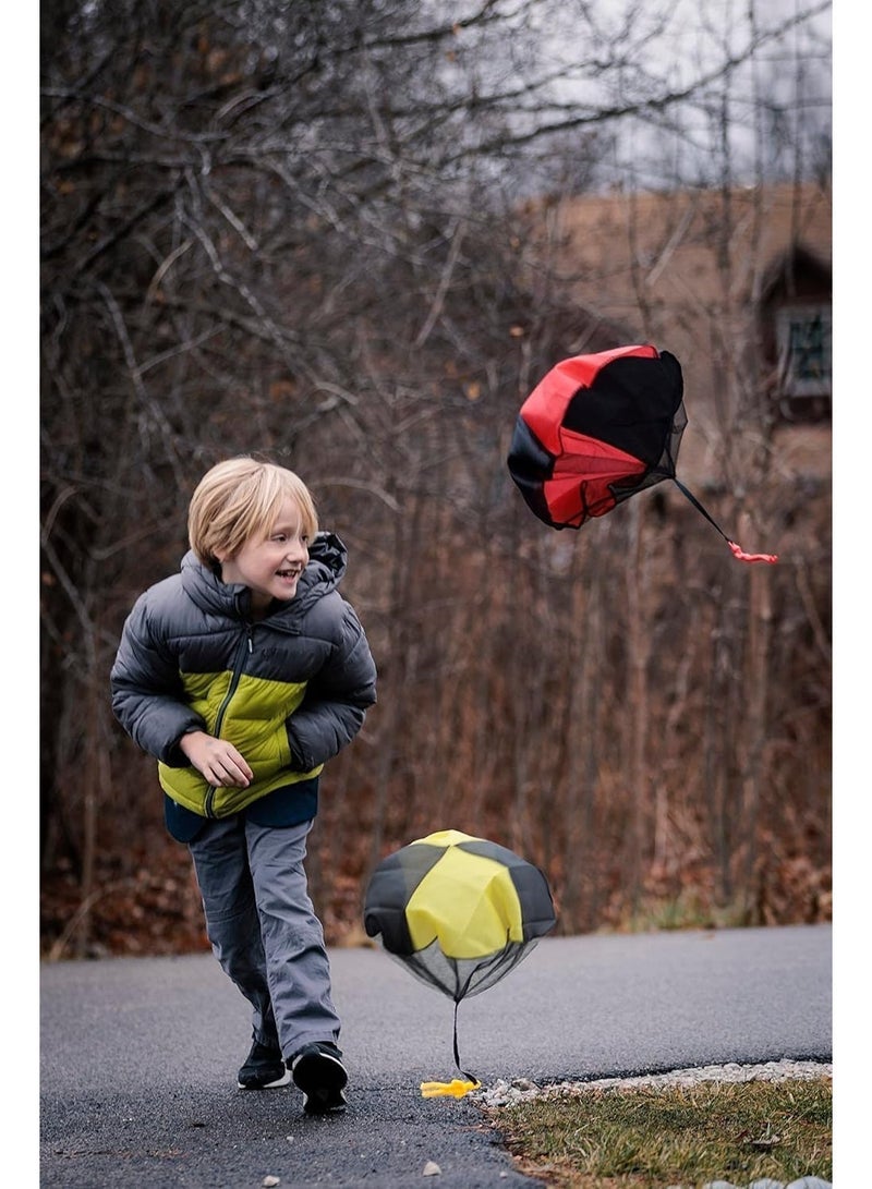 3-Pack Tangle-Free Flying Parachute Toys for Kids, Outdoor Throwing Parachute Toy Set, BPA-Free Fun Flying Toys for Boys & Girls Ages 3–12, Outdoor Play Gift - Image 3