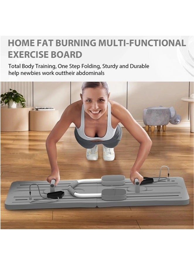 كيلا لوح بيلاتس - مجموعة بيلاتس ريفورمر 2026، لوح بيلاتس ريفورمر متعدد الأغراض قابل للطي للاستخدام المنزلي، لوح بيلاتس منزلق 5 في 1 - Image 4