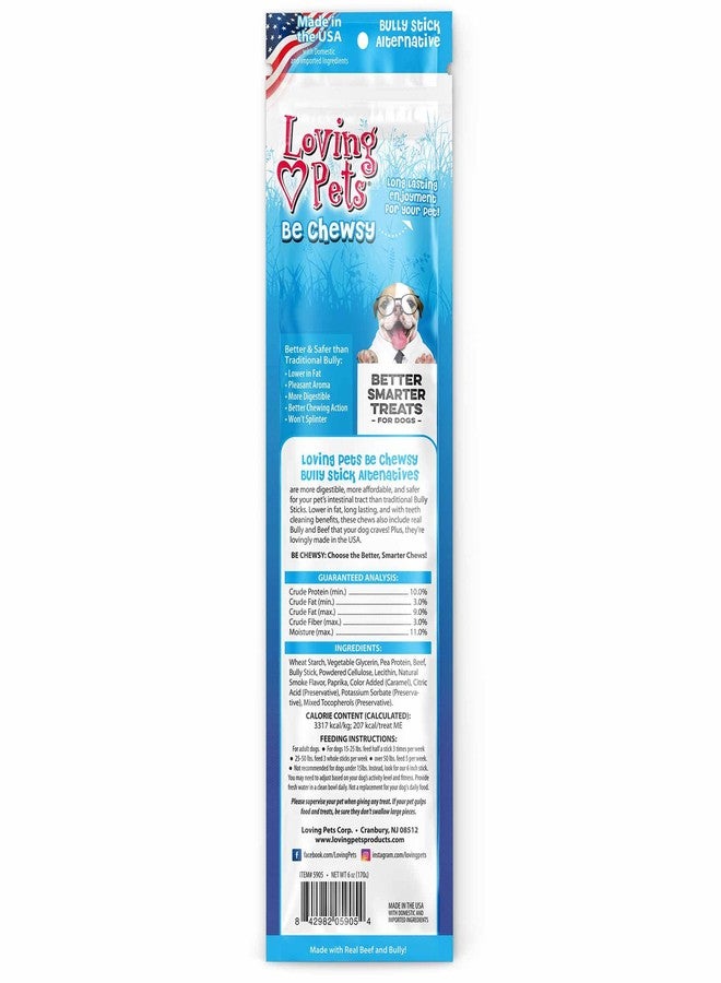 Loving Pets - Be Chewsy Bully Stick Alternative Dog Treat for Small, Medium & Large Dogs (3 Pack of 10 Sticks) - Image 2