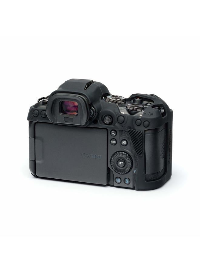 easyCover Camera Case Silicone Protection for Canon R5 / R6 / R6 Mark II (Black) - Image 4