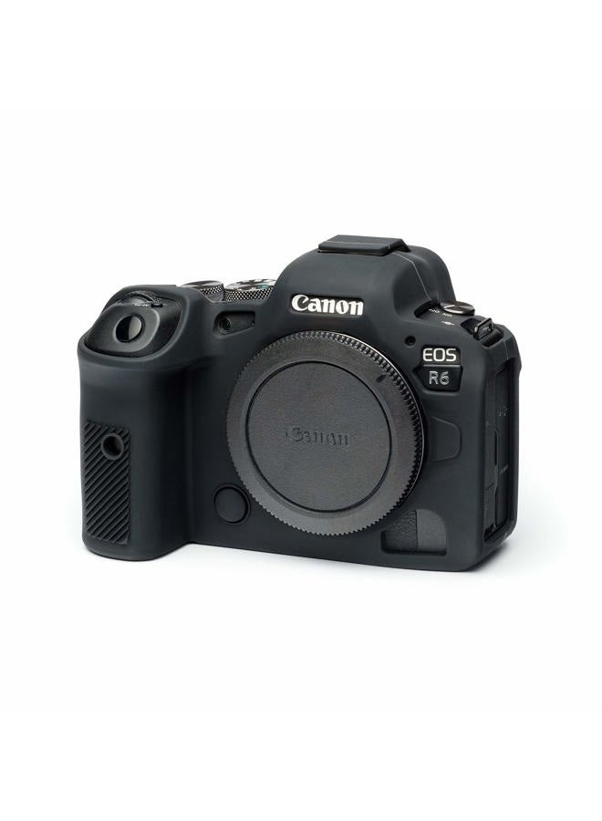 easyCover Camera Case Silicone Protection for Canon R5 / R6 / R6 Mark II (Black) - Image 3