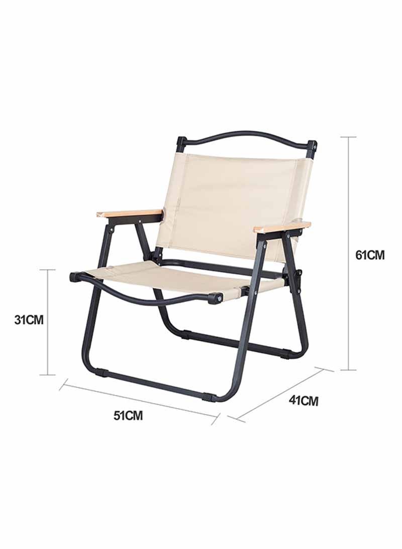 Sharpdo Outdoor Portable Waterproof Oxford Cloth Folding Chair, Suitable for Camping, Seaside, and Outdoor Activities 51*41*61CM  - Image 2