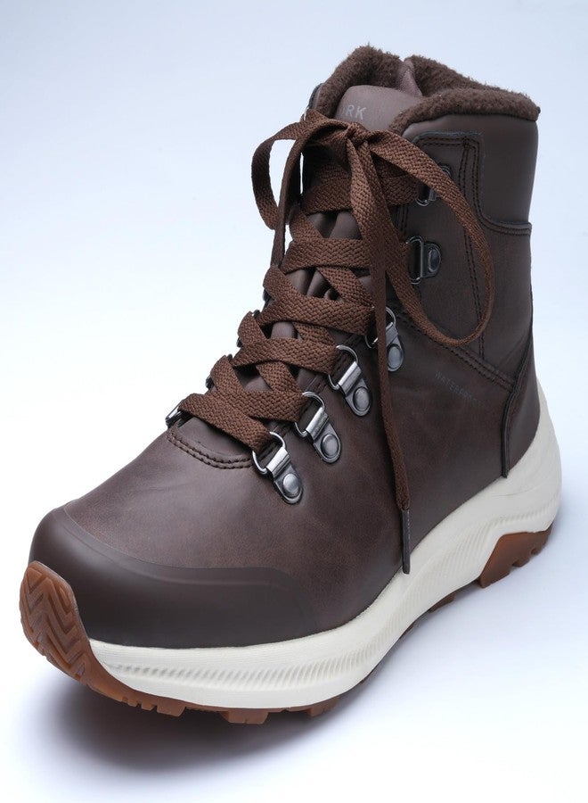 Handshop Flat Shoelaces 5/16" - Shoe Laces Replacements For Sneakers and Athletic Shoes Boots Brown 137cm - Image 2