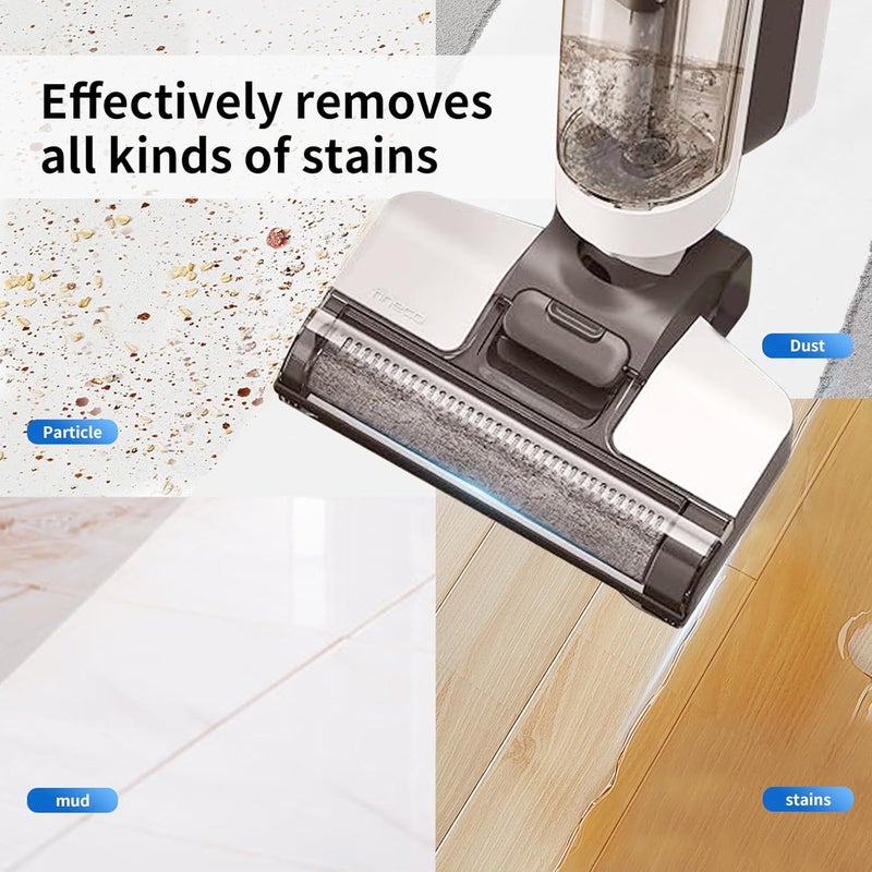 keluke Roller Brush Replacement Compatible with Tineco iFloor 3,Floor One S3, iFloor 2 Cordless Vacuum Cleaner, Replacement Parts Include 2 Brush Rollers - Image 3