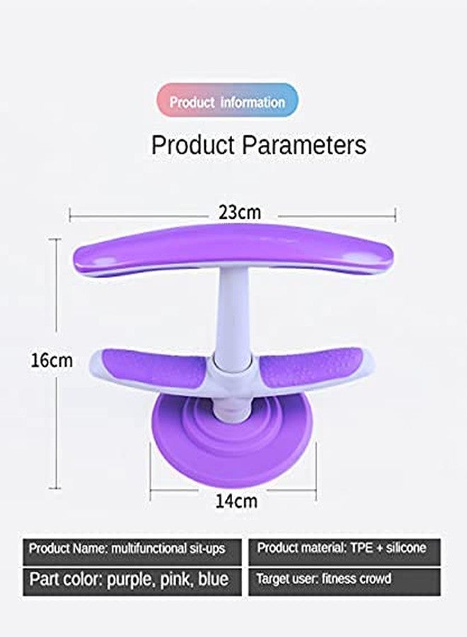 Bhavyam assistive abdominal chest and arm muscles exercise sit up assistant for workout for home workout for women,Abdominal curl Exercise with Suction Cup home fitness gym equipment(multicolour/1pcs) - Image 5