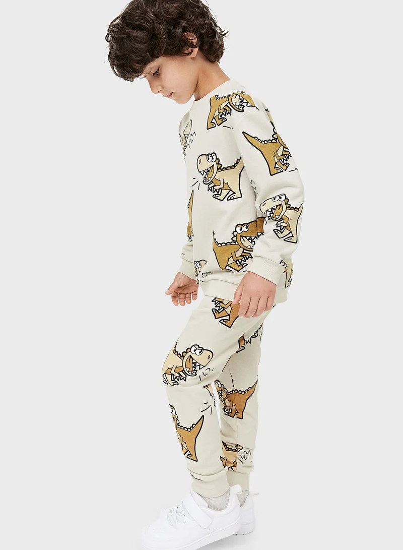 H&M Kids Dino Print Sweatpants