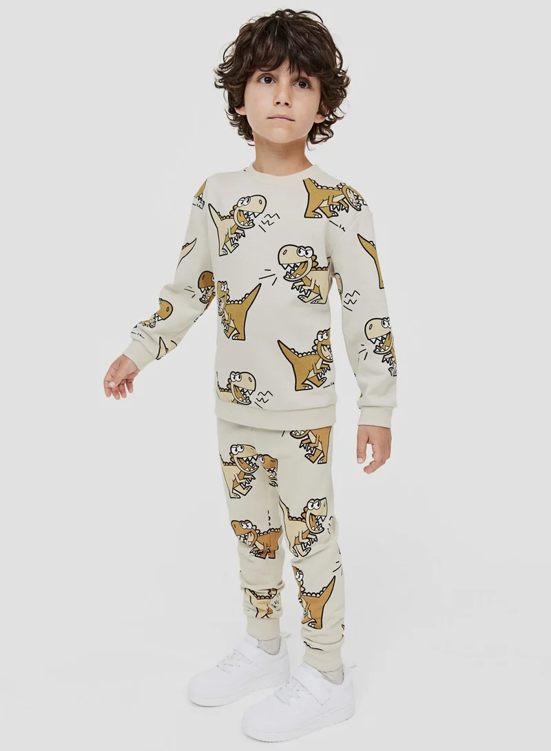 H&M Kids Dino Print Sweatpants