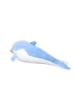 Toto Toys Soft And Cute Dolphin Plush Toy Popular Sea Creature Blue And White Color Size 70  cm  - Image 3