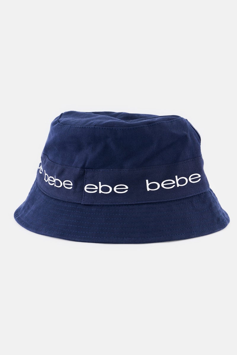 bebe Men Brand Logo Hat, Navy  - Image 1
