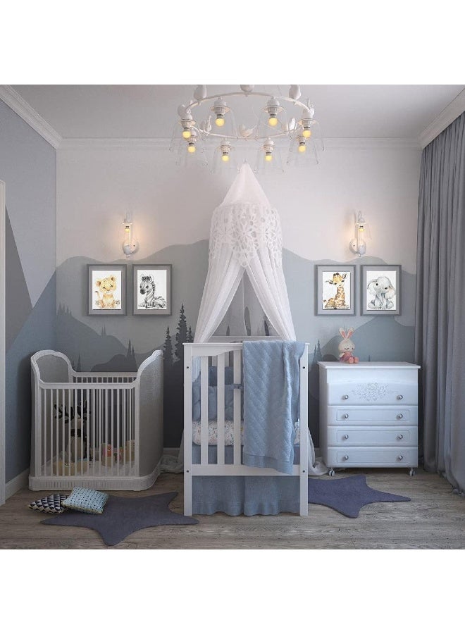 Kiddale مجموعة من 4 مطبوعات فنية لجدران الحيوانات المائية للأطفال (8x10) - Image 4