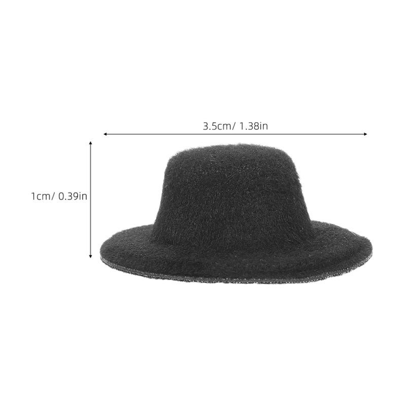 20Pcs Mini Doll Hats Soft Brushed DIY Crafts Party Decorations Dollhouse Accessories - Image 3