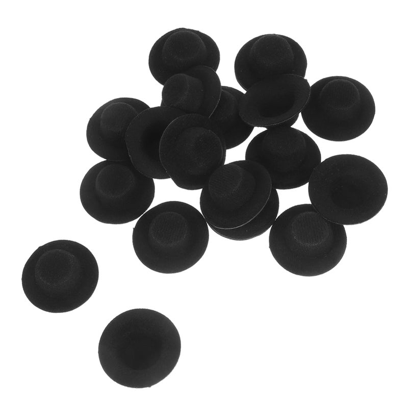 20Pcs Mini Doll Hats Soft Brushed DIY Crafts Party Decorations Dollhouse Accessories - Image 2