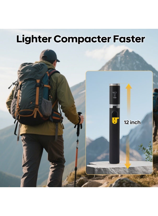 Toby Integrated Selfie Stick with Tripod & Bluetooth Remote – Extendable up to 1.63cm - Image 3