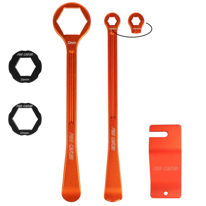 PRO CAKEN 10MM039 13MM051 22MM087 27MM106 32MM126Tire Iron Lever Tool Spoon Motorcycle Tire Change Kit Wrench Set Tire Repair Tool for European Bike XC SX XC EXCF - Image 2