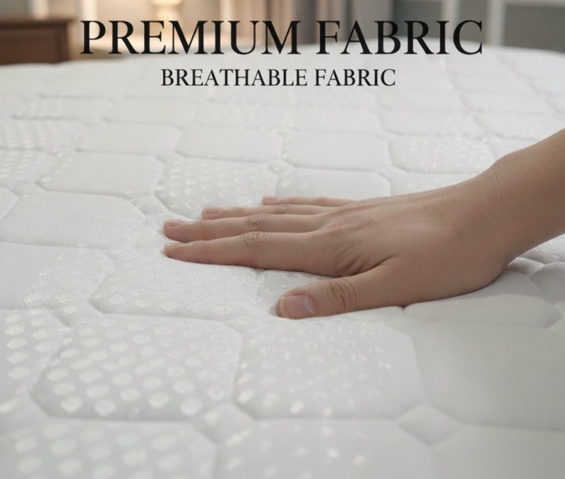 Rexal Home Vevaldi Pillow Top Bonnell Spring Mattress – King 180×200×25 cm, Motion Isolation & Pressure Relief - Image 4