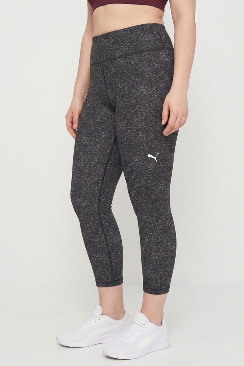 PUMA Women Tight Fit Training Leggings, Dark Grey - Image 3