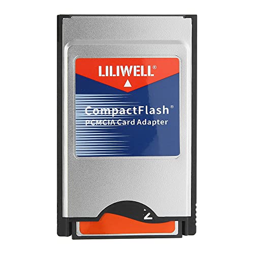 LILIWELL CompactFlash to PCMCIA Ata Adapter, Type I Card Reader, 8.5 x 5.3 x 0.3cm, 30g, Black/Silver, for Laptop, PC - Image 4