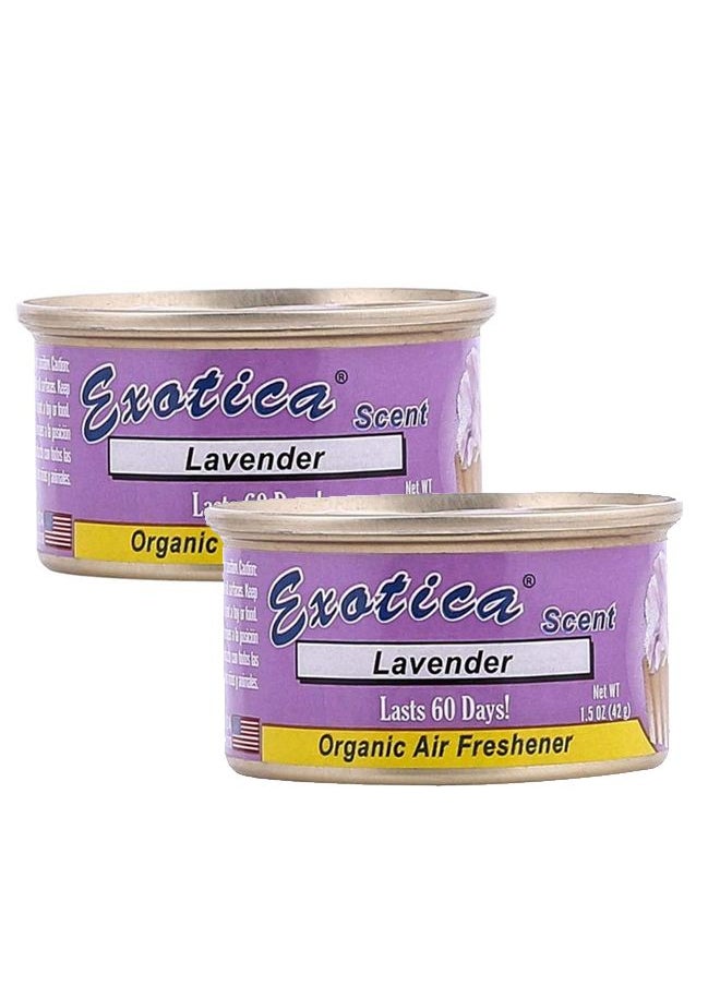 EXOTICA EXOTICA Organic Air Freshener Value Pack 2 count - Lavender Scent  - Image 1
