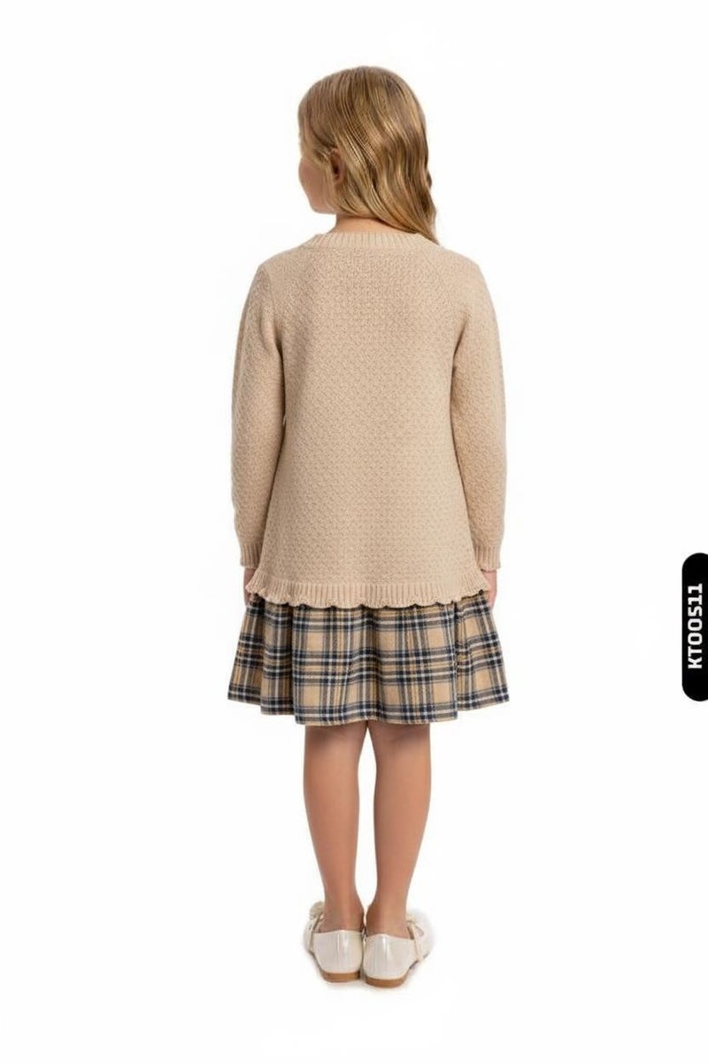Top Teens Girls' dress, sizes 3 to 12 years, 4065 - Image 3