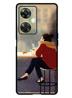 Protective Case Anti Scratch Shock Proof Bumper Cover For OnePlus Nord CE 3 Lite Sipping Coffee