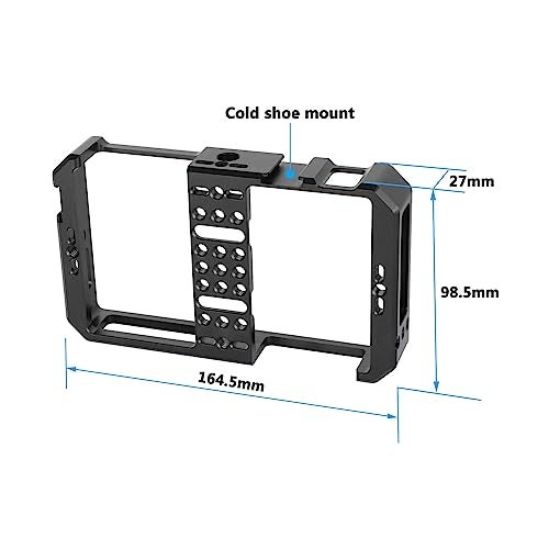 CAMVATE Full Monitor Cage Compatible for FeelWorld CUT6 CUT6S 6 4K HDMI Touchscreen MonitorsRecorders 3377 - Image 3