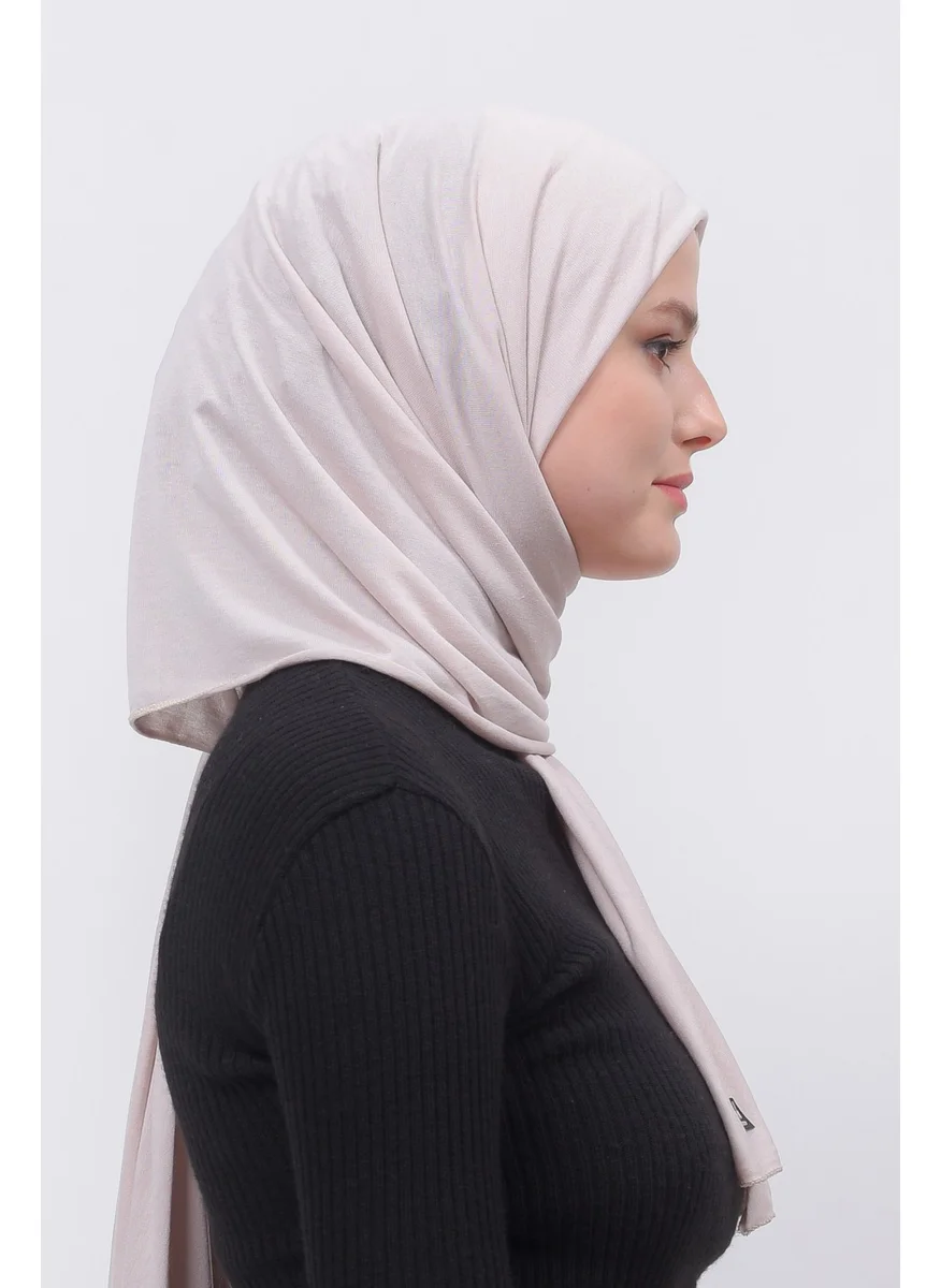 Altobeh Hijab Combed Cotton Shawl Plain-Light Latte