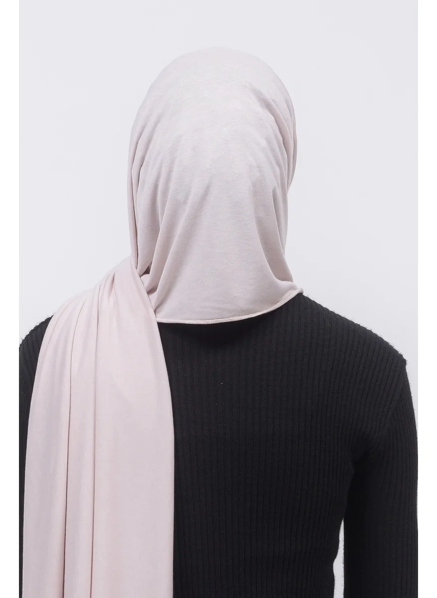 Altobeh Hijab Combed Cotton Shawl Plain-Light Latte