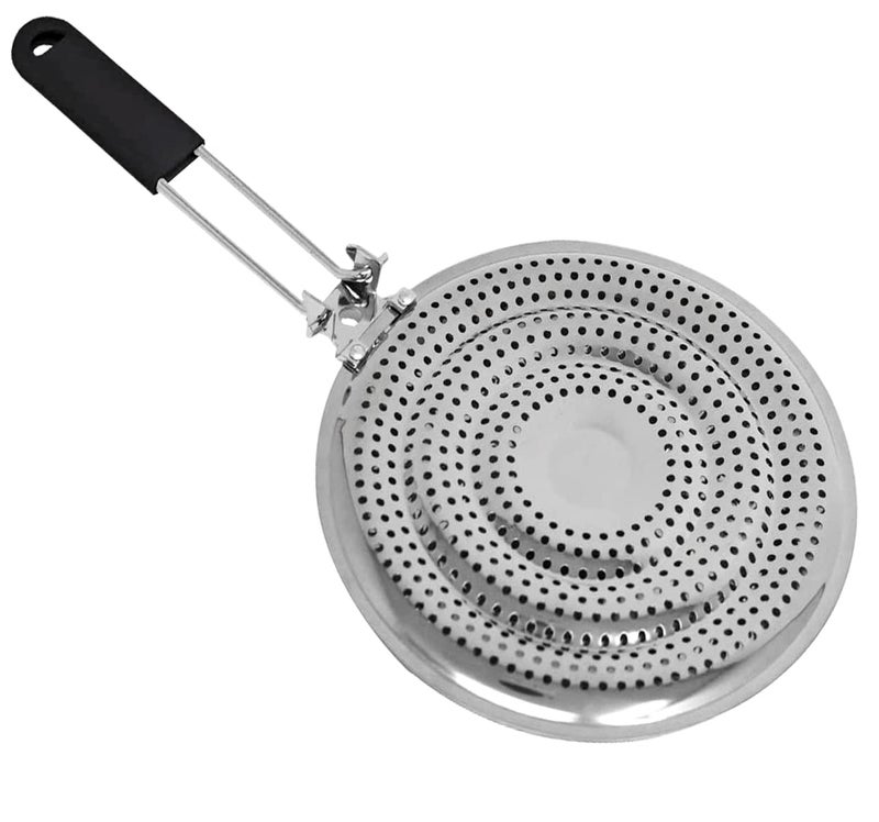 BNYD Heat Diffuser Plate for Gas Electric Stove Simmer Ring Flame Reducer for Even Heat Distribution Scorch Prevention Slow Cooking