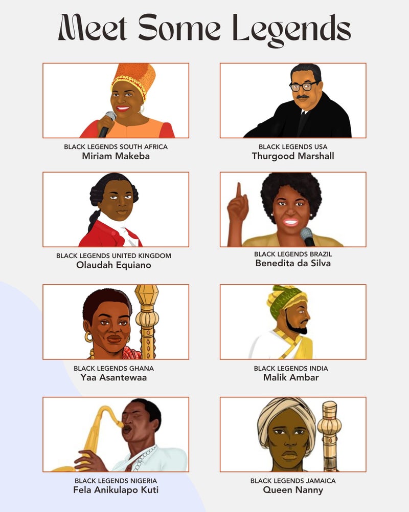 Kulture Games Playing Cards: Black Legends - Legends Trivia Card Game for Family & Adult Game Night â€“ Inspirational Black History - Image 4
