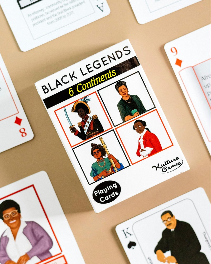 Kulture Games Playing Cards: Black Legends - Legends Trivia Card Game for Family & Adult Game Night â€“ Inspirational Black History - Image 2