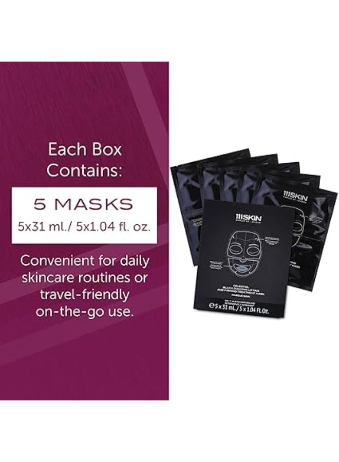 111سكن قناع 111SKIN Celestial Black Diamond لشد البشرة وتقويتها، 31 مل - Image 2