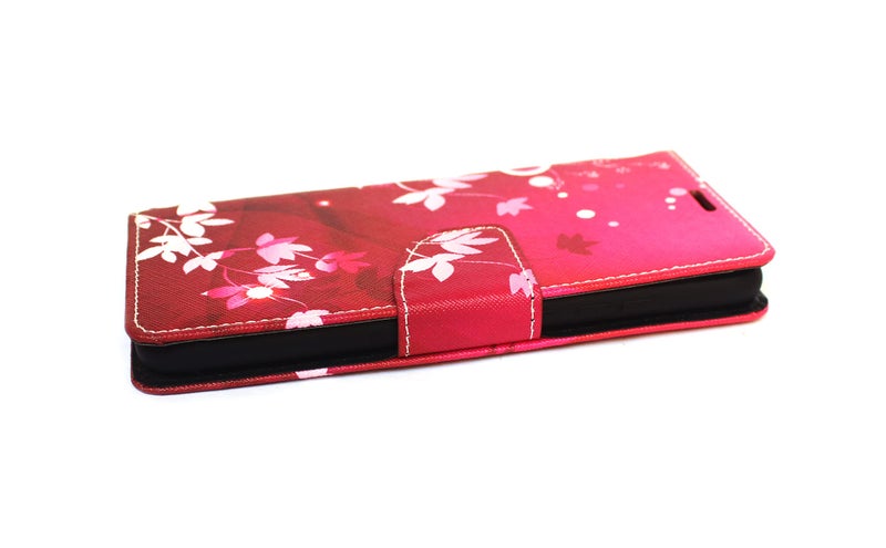 Arbuda flip Cover for Oppo A3 5G Designer Fancy Printed Wallet flip case Cover- Red Flower - Image 2