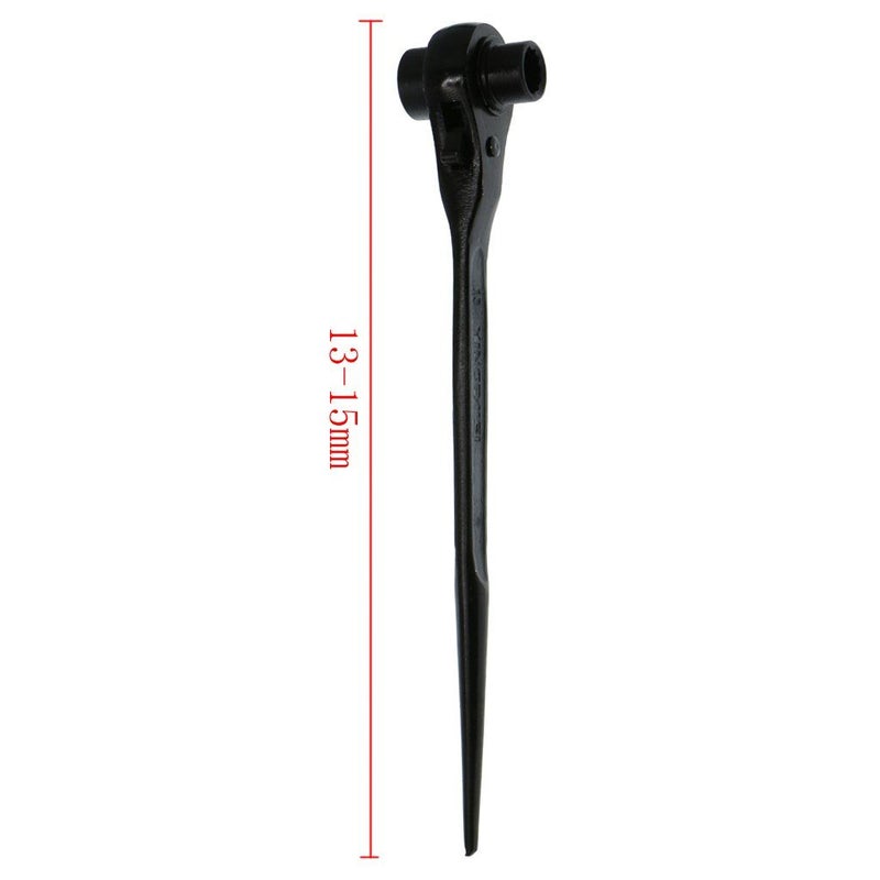 Podger Ratchet Wrench For Scaffolding Use 13-15mm Black - Image 5