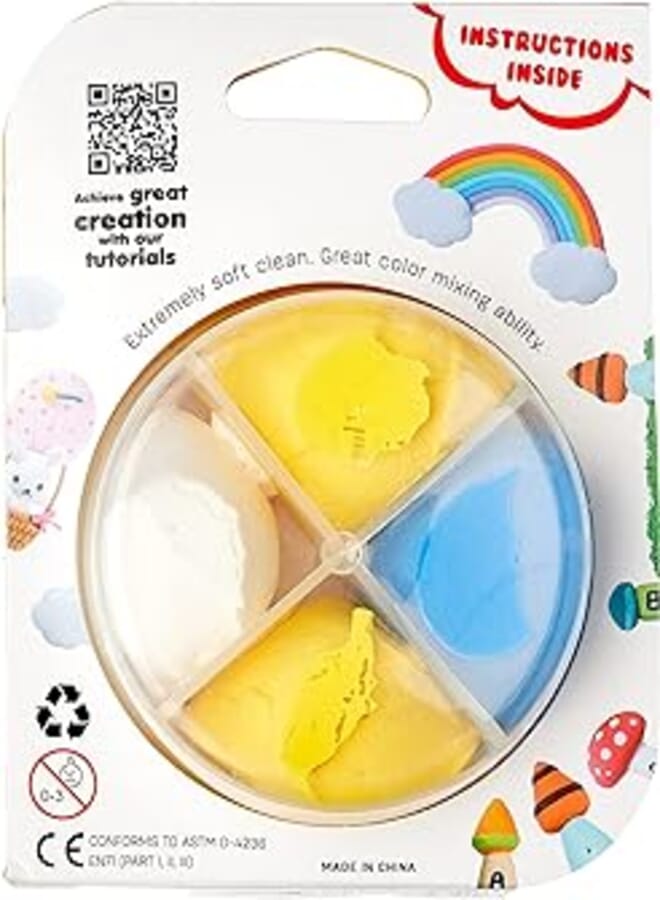 Deli kids education soft clay d85399 assorted