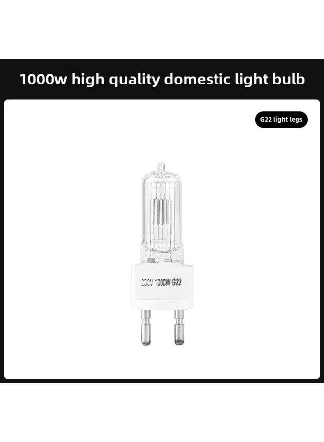 OSRAM Bulb1000W Spotlight Barber Shop Led Photography Movie Light Halogen Tungsten Quartz Bulb Tungsten-Light Source Color:Tungsten Bulb 1000W  - Image 1